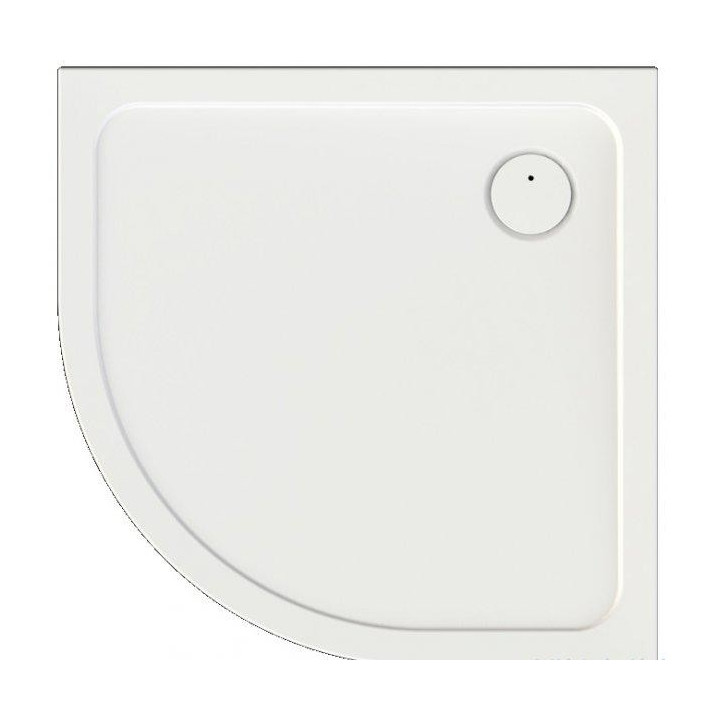 Čtvrtkruhová vanička BP/FREE 90x90x2,5 cm +STB Sanplast Free Line- sanitbuy.pl