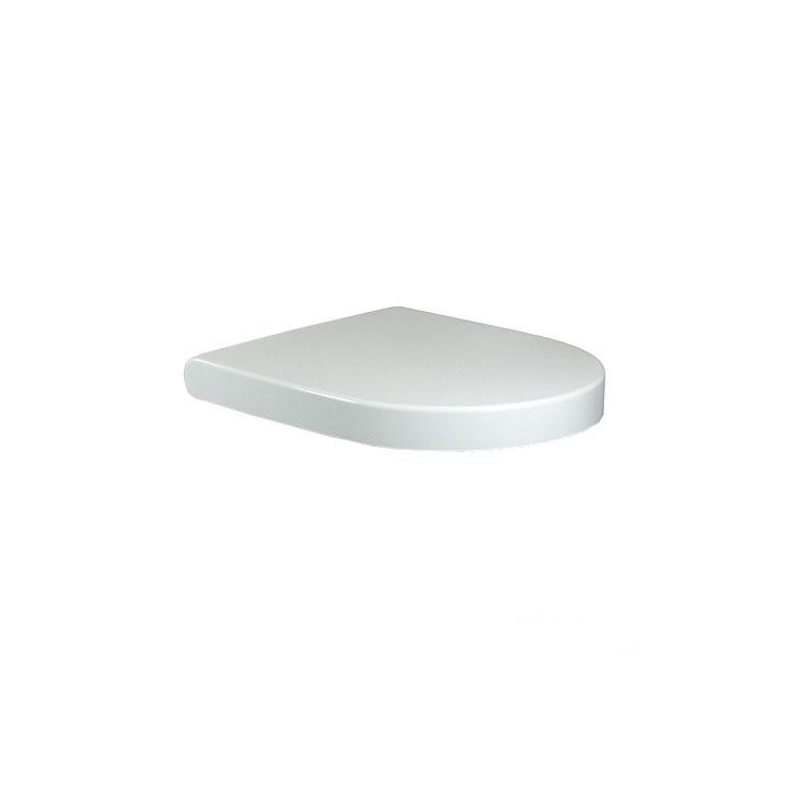 Deska sedesowa Villeroy & Boch Lifetime, Biały Alpin, zawiasy chrom, wolnoopadająca- sanitbuy.pl