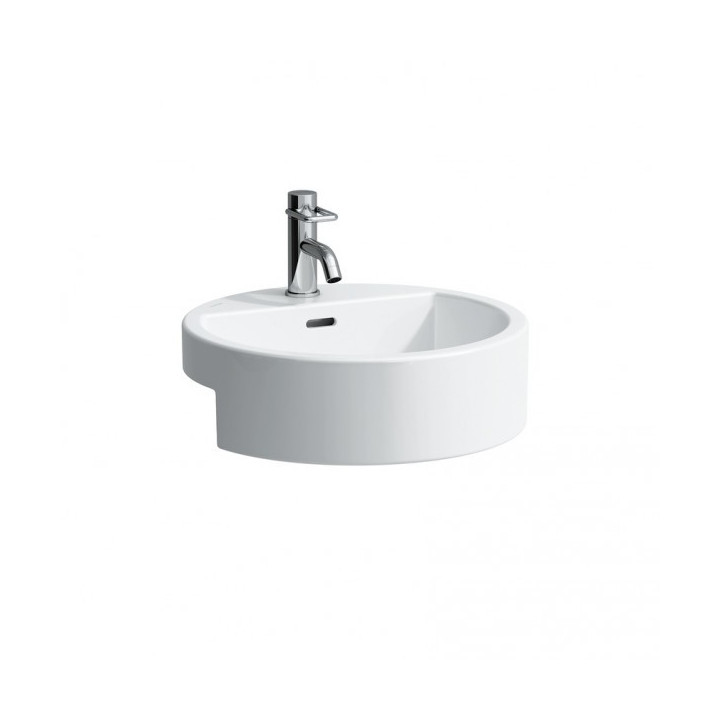 Polozápustné umyvadlo śr. 460 mm s otvorem na baterie bílá Laufen LIVING CITY- sanitbuy.pl
