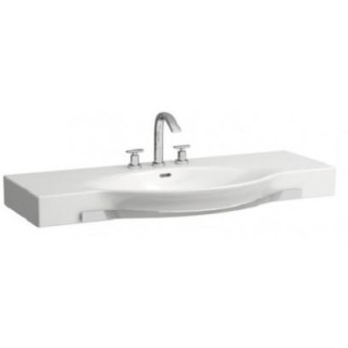 Umyvadlo nástěnná Laufen PALACE s relingem 1200 x 510 mm s otvorem pro baterii blaty umywalki s možností docinania bílá- sanitbu