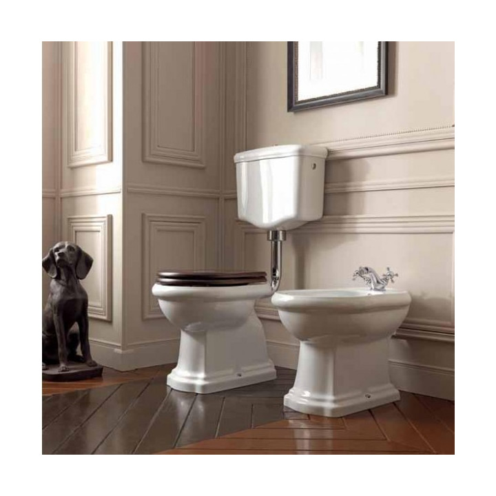 Kerasan mechanizm spłukujący z przyciskiem v barvě Bronz- sanitbuy.pl