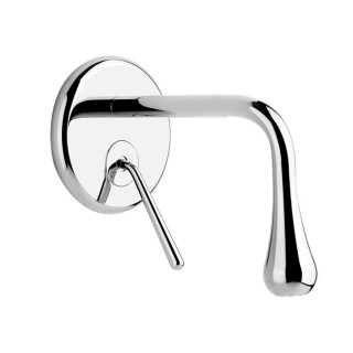 Umyvadlová baterie Gessi Goccia, nástěnná, zasięg wylewki 200mm Vnější komponent černá matná- sanitbuy.pl