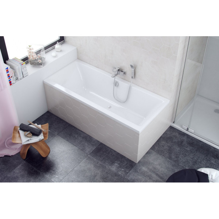 Badewanne Excellent Pryzmat rechteckig 150x75,5 cm Acryl-, weiß - sanitbuy.pl