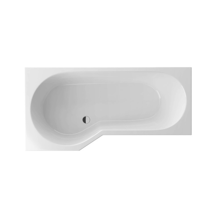 Badewanne Excellent Be Spot Eck- 160x80 cm Acryl- links, weiß- sanitbuy.pl