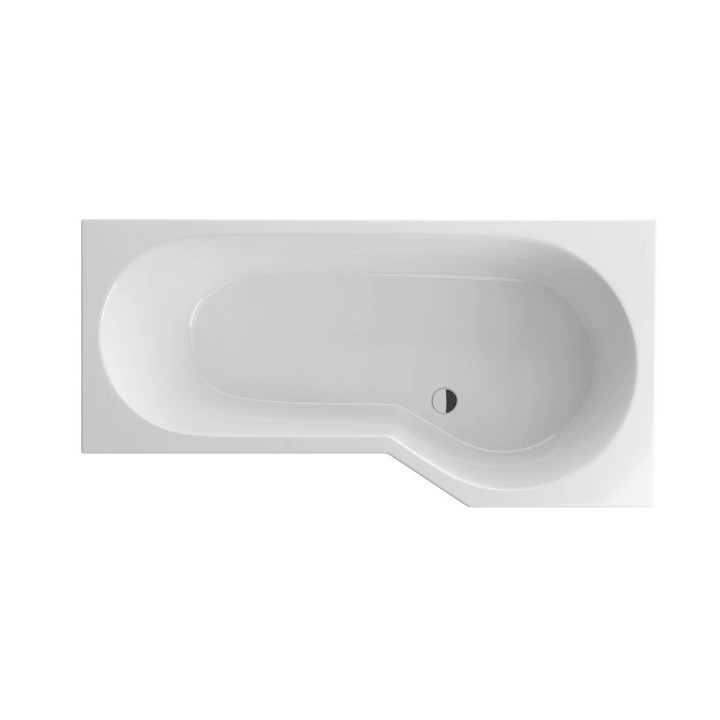Badewanne Excellent Be Spot Eck- 160x80 cm Acryl- links, weiß- sanitbuy.pl