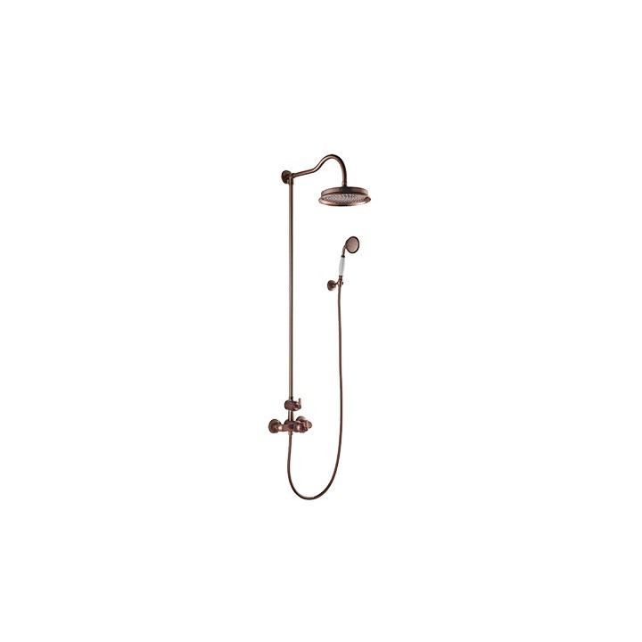 Dusch-set Aufputz- Omnires Armance miedź antyczna- sanitbuy.pl