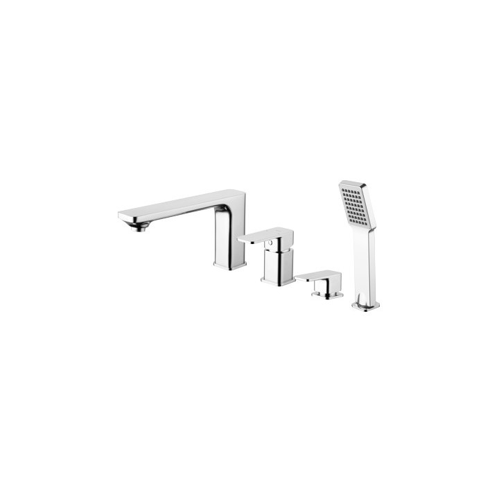 Wannenbatterie Aufputz Omnires Apure Chrom Auslauf 17,9cm- sanitbuy.pl