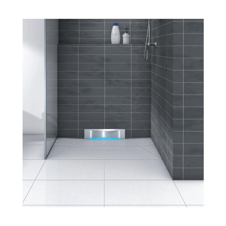 Kessel Abfluss zur Wandmontage Scada LED RGB, mit Deckel Wave- sanitbuy.pl