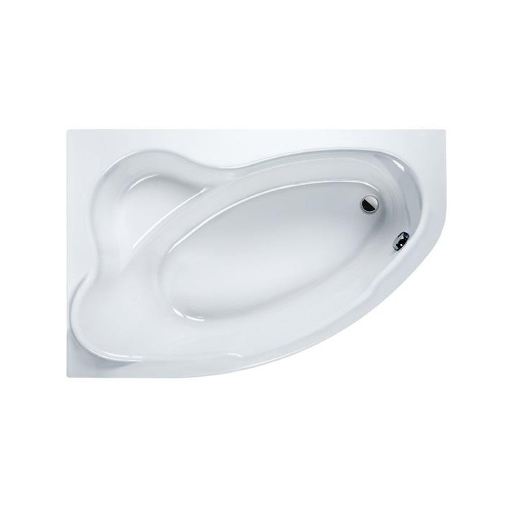 Asymmetrische badewanne Sanplast 100x140 cm, Version links, weiß- sanitbuy.pl