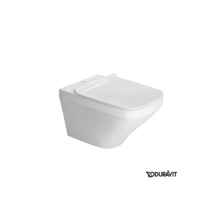 Becken WC Duravit DuraStyle abgehängt Rimless 37x54 cm, Tiefspül-, weiß mit Schicht WonderGliss- sanitbuy.pl