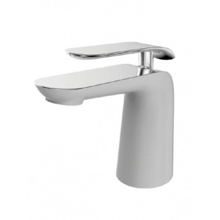 Waschtischarmatur Art Platino Emira Einhebel- Höhe 16.6cm Chrom/weiß - sanitbuy.pl