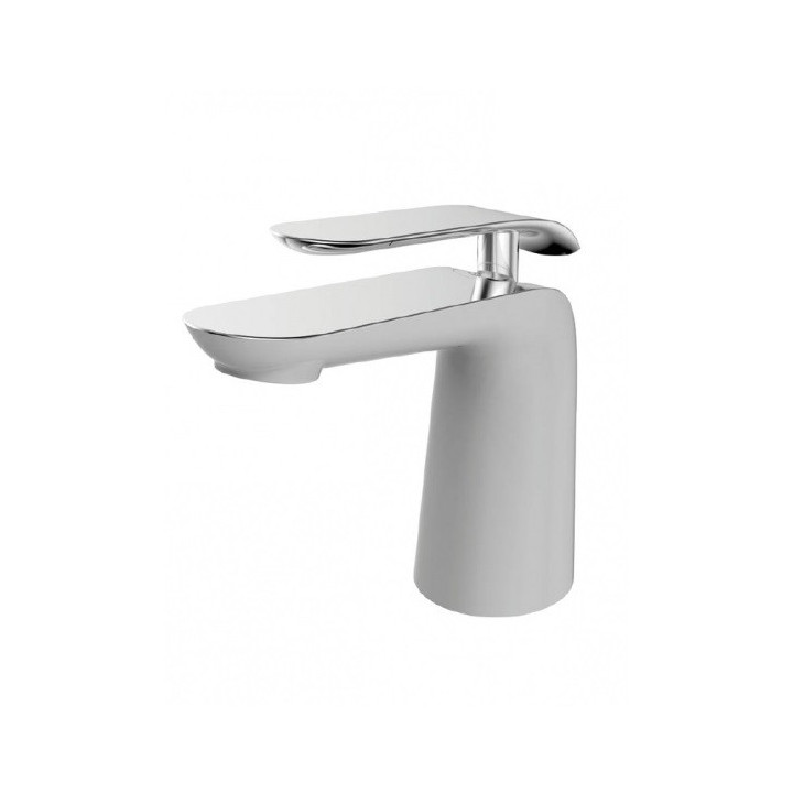 Waschtischarmatur Art Platino Emira Einhebel- Höhe 16.6cm Chrom/weiß - sanitbuy.pl