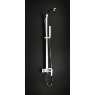 Dusch-set Aufputz- Art Platino Emira Chrom/weiß - sanitbuy.pl