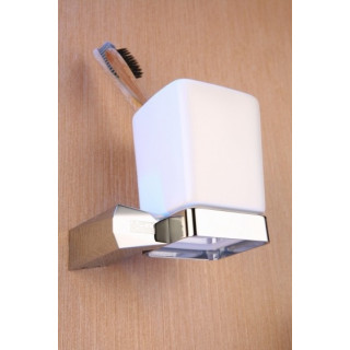Halter ze szklanką Art Platino Rok Chrom - sanitbuy.pl