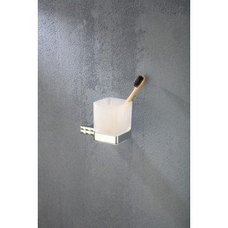 Halter ze szklanką, Art Platino Panama Chrom- sanitbuy.pl