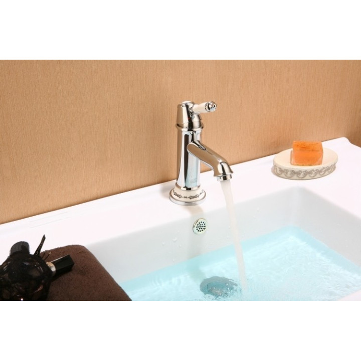 Waschtischarmatur, Art Platino Nikolas Einhebel- Chrom - sanitbuy.pl