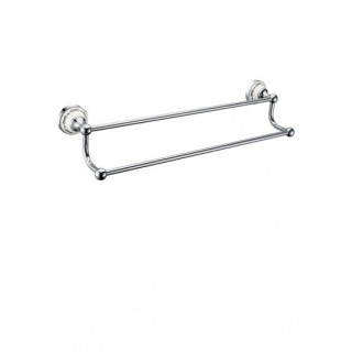 Halter für Handtücher Art Platino Nikolas doppelt, Chrom - sanitbuy.pl