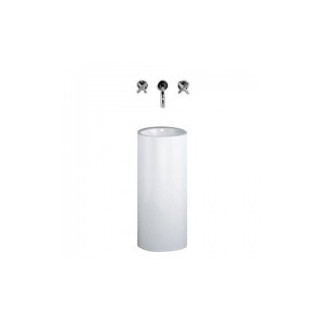 Waschtisch kolumowa Alape WT.RX400K, zur Wandmontage, śr. 404 mm, wys. 900mm, weiß- sanitbuy.pl