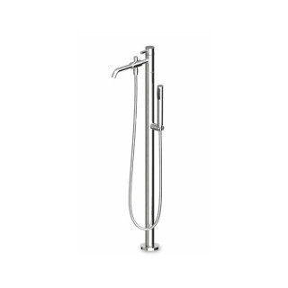 Wannenarmattur freistehend, Zucchetti Pan Einhebel- schwarz mattt, gofrowana - sanitbuy.pl