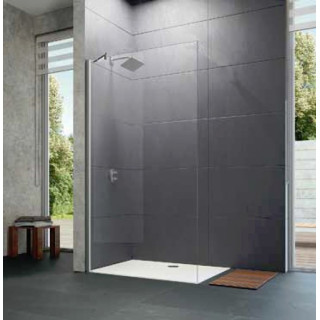  Seitenwand freistehend Huppe Design pure, profil Chrom eloxal 90cm 2 Anti-plaque- sanitbuy.pl