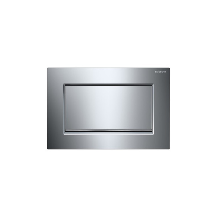 Betätigungstaste uruchamiający Geberit Sigma 30 przedni, Chrom glänzend-gebürstetes Chrom-Chrom glänzend- sanitbuy.pl