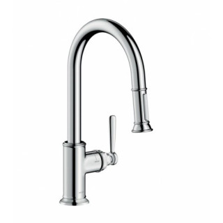 Küchenarmatur Axor  Montreux, wys. 39,6 cm, Einhebel-, mit herausziehbarem Auslauf, DN15, Chrom- sanitbuy.pl