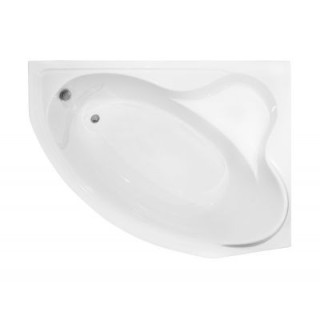 Eck-badewanne Besco Delfina 166x107 cm asymmetrisch links weiß- sanitbuy.pl