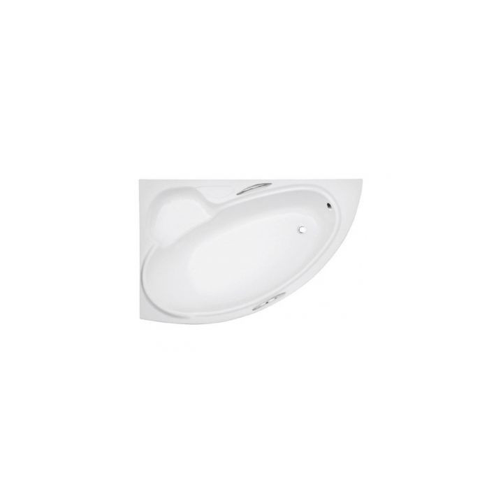 Eck-badewanne Besco Bianka 150x95 cm asymmetrisch links weiß - sanitbuy.pl