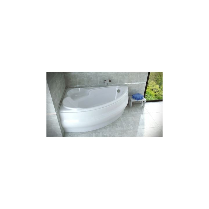 Eck-badewanne Besco Finezja Nova 140x95 cm asymmetrisch rechts weiß- sanitbuy.pl