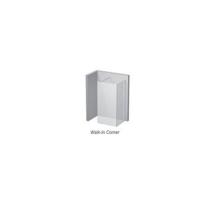 Duschkabine rechteckig Ravak Walk In Corner 110x80x200 cm mit Schicht AntiCalc, profile aluminium Glas transparent - sanitbuy.pl