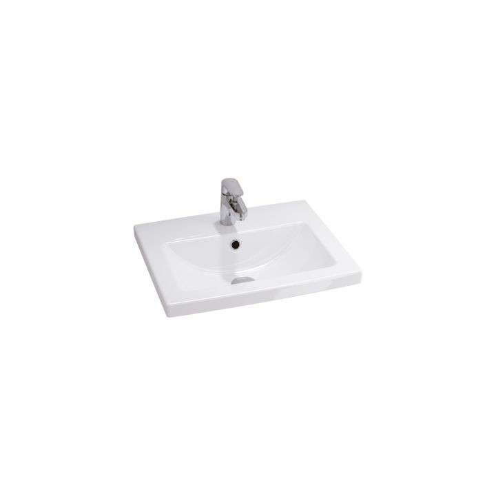 Waschtisch 50 cm mit Unterschrank Cersanit Como weiß - sanitbuy.pl