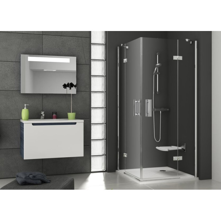 Duschkabine Ravak SmartLine quadratisch quadratisch SMSRV4 90x90 Chrom+Transparent 190 cm - sanitbuy.pl