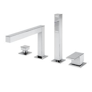 Auslauf Badewannen- freistehend Bruma Linea Höhe 1233 mm, sunset- sanitbuy.pl