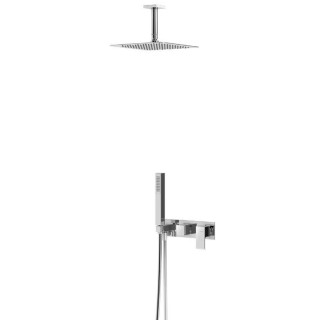 Dusch-set mit Armatur Unterputz i Handbrause Bruma Linea Kopfbrause 20 cm, sunset- sanitbuy.pl
