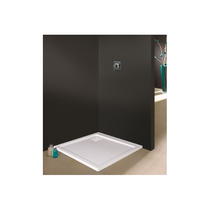 Duschwanne quadratisch Sanplast Prestige Mineral B-M/PR 90x90x1,5 900x900 weiß- sanitbuy.pl