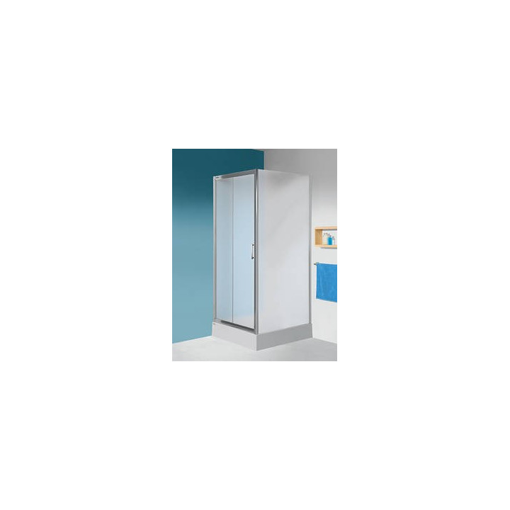 Ścianki dodatkowe SS0/TX5b Sanplast 75x190 cm weißes Profil, szyba wzór W15- sanitbuy.pl