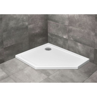 Duschwanne fünfeck lewy Radaway Doros PT E 100x80cm weiß- sanitbuy.pl