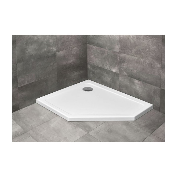 Duschwanne fünfeck lewy Radaway Doros PT E 100x80cm weiß- sanitbuy.pl