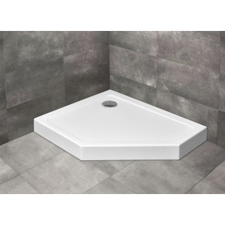 Duschwanne fünfeck lewy Radaway Doros PT E 100x80cm weiß- sanitbuy.pl