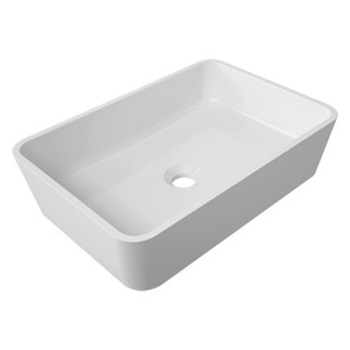 Aufsatzwaschtisch Omnires Parma UN Marble+  weiß- sanitbuy.pl