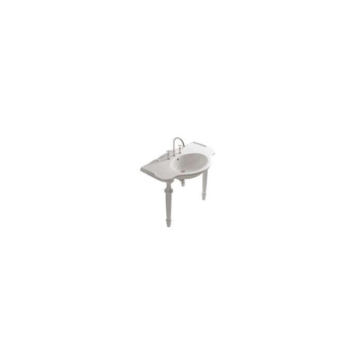 Noga ceramiczna do umywalki Globo Paestum - sanitbuy.pl