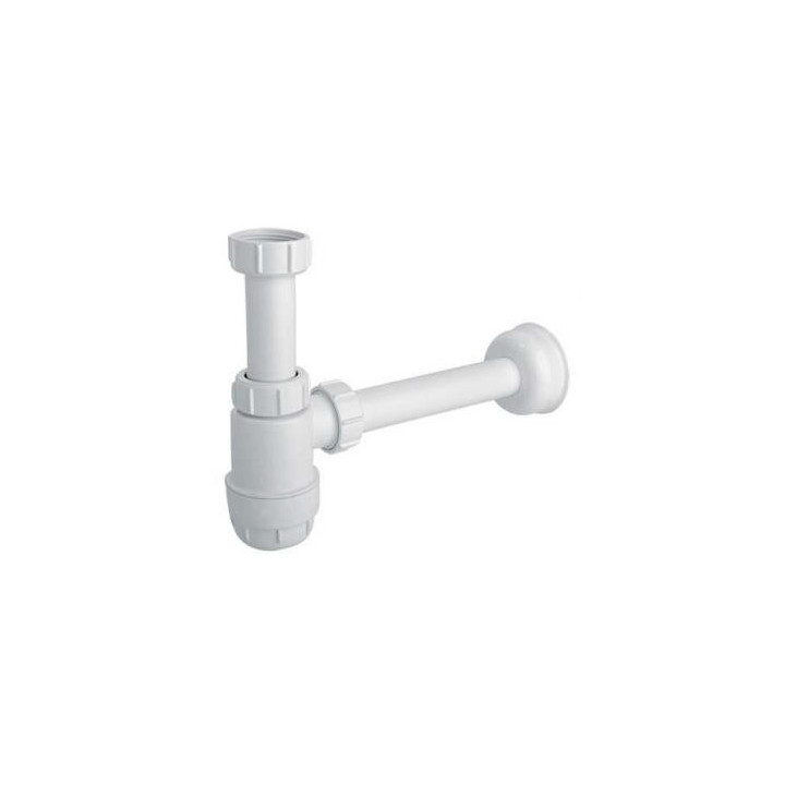 Ablaufgarnitur umywalkowy McAlpine niedrig PCV, weiß- sanitbuy.pl