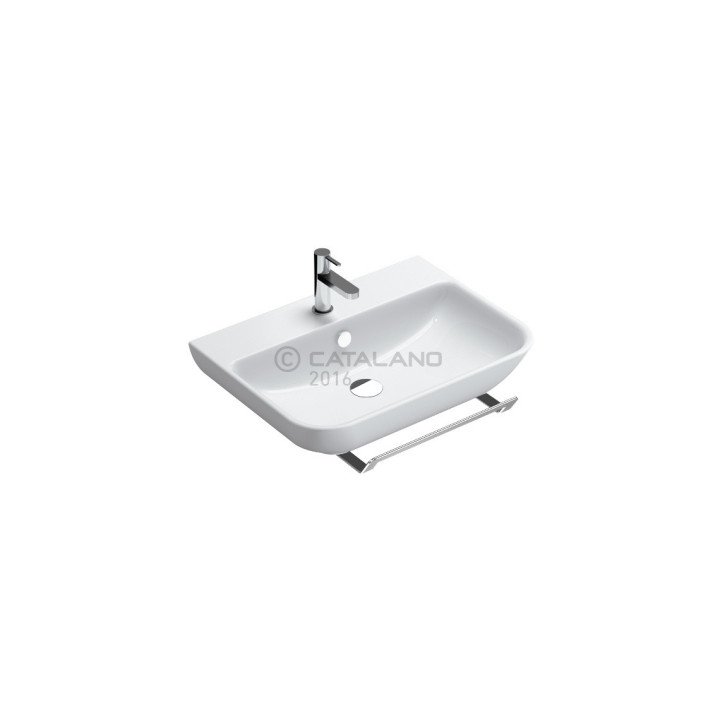 Waschtisch Catalano Sfera abgehängt/Aufsatz z Überlauf 60x45cm, weiß- sanitbuy.pl
