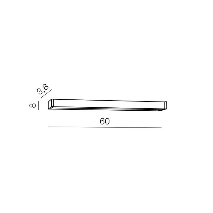 Lampa Bad- Azzardo Martin 60, Chrom- sanitbuy.pl