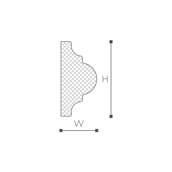 Listwa zur Wandmontage NMC Wallstyl 40x20x2000- sanitbuy.pl