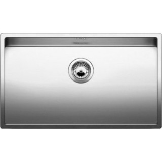 Zlewozmywak aus Stahl jednokomorowy Blanco Claron 550-U 59x44 cm abgehängt, ohne automatischen Stöpsel, aus Stahl - sanitbuy.pl