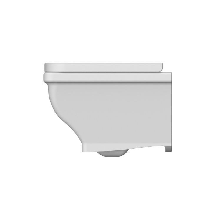 Muszla klozetowa Becken WC Scarabeo Butterfly abgehängt 52,5x36,5x34 cm, weiß - sanitbuy.pl