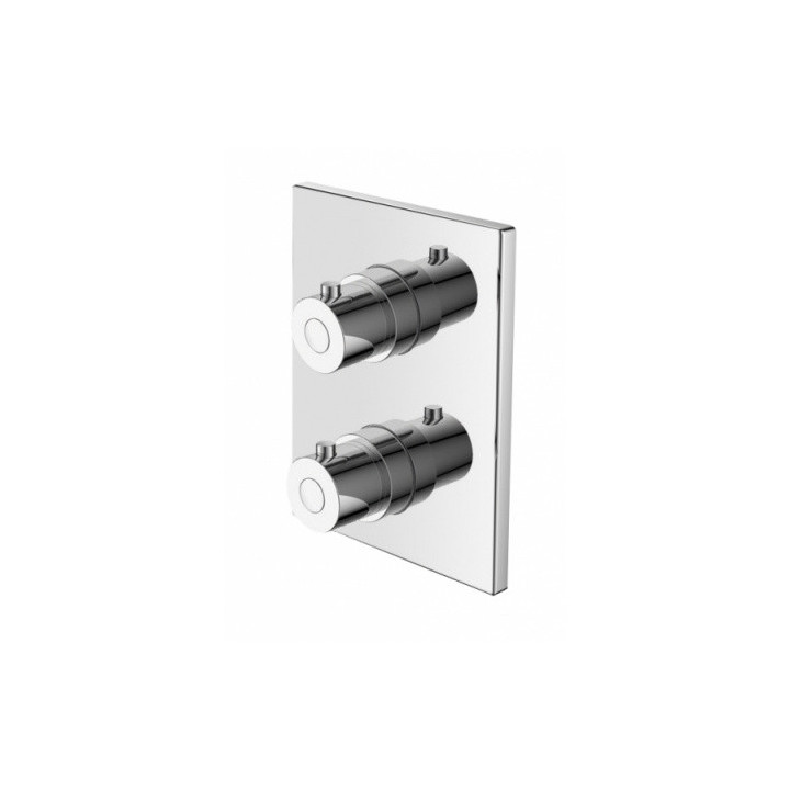 Armatur für Wanne und Dusche Unterputz Art Platino Term thermostatisch mit Umschalter, Chrom- sanitbuy.pl