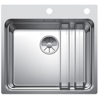 Zlewozmywak aus Stahl jednokomorowy Blanco Tipo 9 E 93x51 cm z ociekaczem, ohne automatischen Stöpsel, aus Stahl - sanitbuy.pl