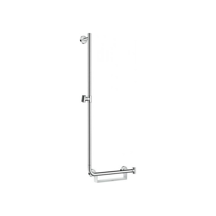 Brausestange Hansgrohe Unica Comfort 1,10m lewy, weiß/Chrom- sanitbuy.pl